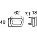 Hella Positionsleuchte SHAPELINE TECH 2PF 013 323-201