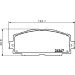 Hella Bremsbelagsatz, Scheibenbremse 8DB 355 012-361 Hella Bremsbelagsatz, Scheibenbremse 8DB 355 012-361