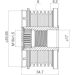 Valeo Generatorfreilauf VALEO NEW SPARE PART 588452 Valeo Generatorfreilauf VALEO NEW SPARE PART 588452
