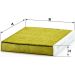 MANN-FILTER FP 2433 Innenraumfilter FreciousPlus Aktivkohlefilter mit Polyphenol, antibakteriell, Feinstaubfilter (PM 2.5)