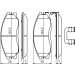 BOSCH Bremsbelagsatz, Scheibenbremse 0 986 494 650