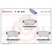Brembo Bremsbelagsatz, Scheibenbremse PRIME LINE P 54 016 Brembo Bremsbelagsatz, Scheibenbremse PRIME LINE P 54 016