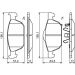 BOSCH Bremsbelagsatz, Scheibenbremse 0 986 494 785 BOSCH Bremsbelagsatz, Scheibenbremse 0 986 494 785
