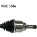 SKF Antriebswelle VKJC 3686