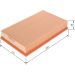 BOSCH 1 457 433 536 Luftfilter