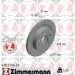 Zimmermann Bremsscheibe Coat Z 610.3704.20 Zimmermann Bremsscheibe Coat Z 610.3704.20