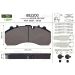 Valeo Bremsbelagsatz, Scheibenbremse OPTIPACK 882200