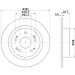 Bremsscheibe 8DD 355 116-521 Bremsscheibe 8DD 355 116-521
