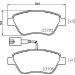 Hella Bremsbelagsatz, Scheibenbremse 8DB 355 018-821