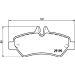 Hella Pagid Bremsbelagsatz, Scheibenbremse 8DB 355 005-351