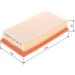 BOSCH 1 457 433 327 Luftfilter