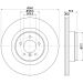Bremsscheibe 8DD 355 128-981 Bremsscheibe 8DD 355 128-981