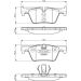 BOSCH Bremsbelagsatz, Scheibenbremse 0 986 494 554 BOSCH Bremsbelagsatz, Scheibenbremse 0 986 494 554