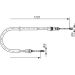 BOSCH Seilzug, Feststellbremse 1 987 477 587 BOSCH Seilzug, Feststellbremse 1 987 477 587