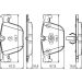 BOSCH Bremsbelagsatz, Scheibenbremse 0 986 494 294