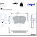 Delphi Bremsbelagsatz, Scheibenbremse LP2055 Delphi Bremsbelagsatz, Scheibenbremse LP2055