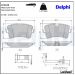 Delphi Bremsbelagsatz, Scheibenbremse LP2226 Delphi Bremsbelagsatz, Scheibenbremse LP2226