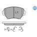 Meyle Bremsbelagsatz, Scheibenbremse MEYLE-ORIGINAL: True to OE 025 242 9714/W Meyle Bremsbelagsatz, Scheibenbremse MEYLE-ORIGINAL: True to OE 025 242 9714/W