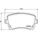 Hella Bremsbelagsatz, Scheibenbremse 8DB 355 010-971 Hella Bremsbelagsatz, Scheibenbremse 8DB 355 010-971
