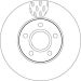 TRW Bremsscheibe DF6138 TRW Bremsscheibe DF6138