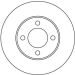 TRW Bremsscheibe DF1521 TRW Bremsscheibe DF1521