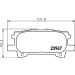 Hella Bremsbelagsatz, Scheibenbremse 8DB 355 010-621 Hella Bremsbelagsatz, Scheibenbremse 8DB 355 010-621