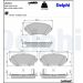 Delphi Bremsbelagsatz, Scheibenbremse LP2691 Delphi Bremsbelagsatz, Scheibenbremse LP2691