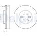 Delphi Bremsscheibe BG2455