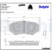 Delphi Bremsbelagsatz, Scheibenbremse LP2098 Delphi Bremsbelagsatz, Scheibenbremse LP2098
