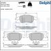 Delphi Bremsbelagsatz, Scheibenbremse LP2152 Delphi Bremsbelagsatz, Scheibenbremse LP2152