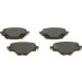 BOSCH 0 986 494 805 Bremsbeläge Low-Metallic, mit Anti-Quietsch-Blech