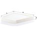 MANN-FILTER CU 3172/1 Innenraumfilter, Partikelfilter MANN-FILTER CU 3172/1 Innenraumfilter, Partikelfilter
