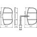 BOSCH Bremsbelagsatz, Scheibenbremse 0 986 494 535