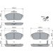 BOSCH Bremsbelagsatz, Scheibenbremse 0 986 424 214