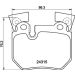 Hella Pagid Bremsbelagsatz, Scheibenbremse 8DB 355 012-551 Hella Pagid Bremsbelagsatz, Scheibenbremse 8DB 355 012-551