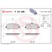 Brembo Bremsbelagsatz, Scheibenbremse PRIME LINE P 50 086