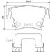 Hella Bremsbelagsatz, Scheibenbremse 8DB 355 025-051 Hella Bremsbelagsatz, Scheibenbremse 8DB 355 025-051