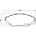 Bremsbelagsatz, Scheibenbremse 8DB 355 019-811 Bremsbelagsatz, Scheibenbremse 8DB 355 019-811