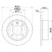 Bremsscheibe 8DD 355 103-011 Bremsscheibe 8DD 355 103-011