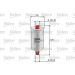 Valeo Kraftstofffilter 587207
