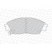 Ferodo Bremsbelagsatz, Scheibenbremse PREMIER ECO FRICTION FDB598 Ferodo Bremsbelagsatz, Scheibenbremse PREMIER ECO FRICTION FDB598