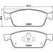 Hella Bremsbelagsatz, Scheibenbremse 8DB 355 025-511