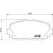 Brembo Bremsbelagsatz, Scheibenbremse PRIME LINE P 83 101 Brembo Bremsbelagsatz, Scheibenbremse PRIME LINE P 83 101