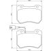 BOSCH Bremsbelagsatz, Scheibenbremse 0 986 494 402