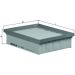 Knecht Luftfilter LX 3012