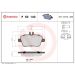 Brembo Bremsbelagsatz, Scheibenbremse PRIME LINE P 50 140 Brembo Bremsbelagsatz, Scheibenbremse PRIME LINE P 50 140