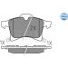 Meyle Bremsbelagsatz, Scheibenbremse MEYLE-ORIGINAL: True to OE 025 283 3219/W