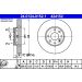 ATE 24.0124-0152.1 Bremsscheibe Ø256 + BELÄGE 13.0460-7115.2 VORNE FÜR OPEL ASTRA G ATE 24.0124-0152.1 Bremsscheibe Ø256 + BELÄGE 13.0460-7115.2 VORNE FÜR OPEL ASTRA G
