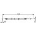 BOSCH Seilzug, Feststellbremse 1 987 482 205 BOSCH Seilzug, Feststellbremse 1 987 482 205