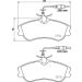 Hella Bremsbelagsatz, Scheibenbremse 8DB 355 018-261 Hella Bremsbelagsatz, Scheibenbremse 8DB 355 018-261